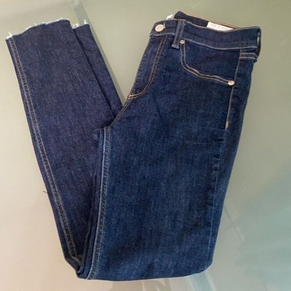 Rag & Bone 10” Skinny High Waist Jeans Size 27 - Picture 2 of 5